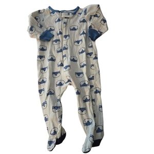 4/$15 Fox Baby Boy Forest Kids One Piece Pajama Jumpsuit Outfit Set 3-6 mths